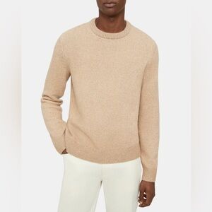 NEW THEORY Men's Crewneck Sweater in Sand